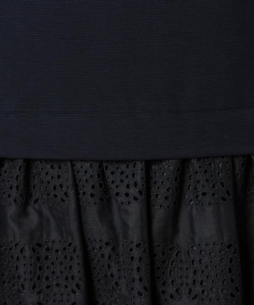 BEAUTY&YOUTH UNITED ARROWS（ビューティーアンドユースユナイテッドアローズ）の「BY カットレースコンビワンピース◆（ワンピース・レディース・ホワイト/ネイビー・フリー）」の8枚目の写真