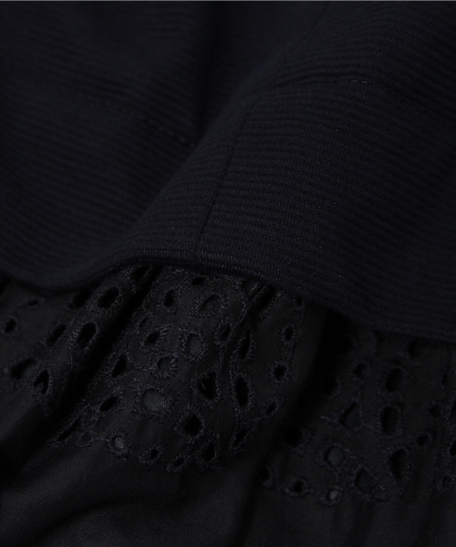 BEAUTY&YOUTH UNITED ARROWS（ビューティーアンドユースユナイテッドアローズ）の「BY カットレースコンビワンピース◆（ワンピース・レディース・ホワイト/ネイビー・フリー）」の12枚目の写真