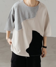 epnok | ミニ裏毛切り替えルーズTee(Tシャツ/カットソー)