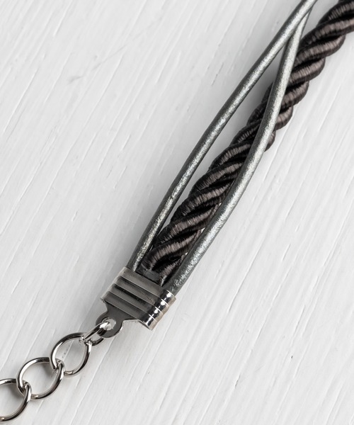 Rocky Monroe（ロッキーモンロー）の「合皮2重アンクレット（アンクレット・メンズ・ブラウン/グリーン/ホワイト/ブラック/ブルー/グレー・FREE）」の12枚目の写真