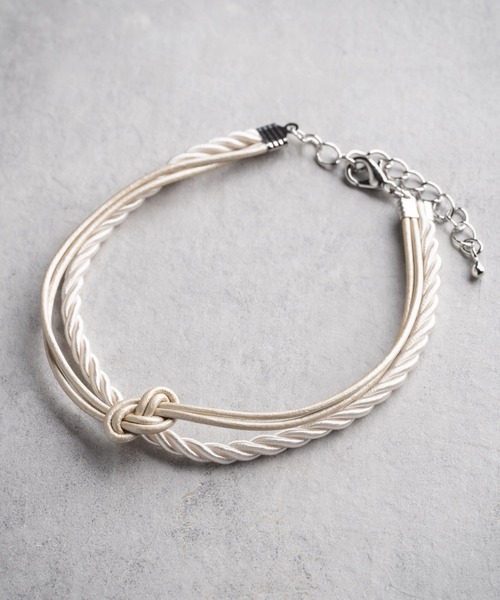 Rocky Monroe（ロッキーモンロー）の「合皮2重アンクレット（アンクレット・メンズ・ブラウン/グリーン/ホワイト/ブラック/ブルー/グレー・FREE）」の10枚目の写真