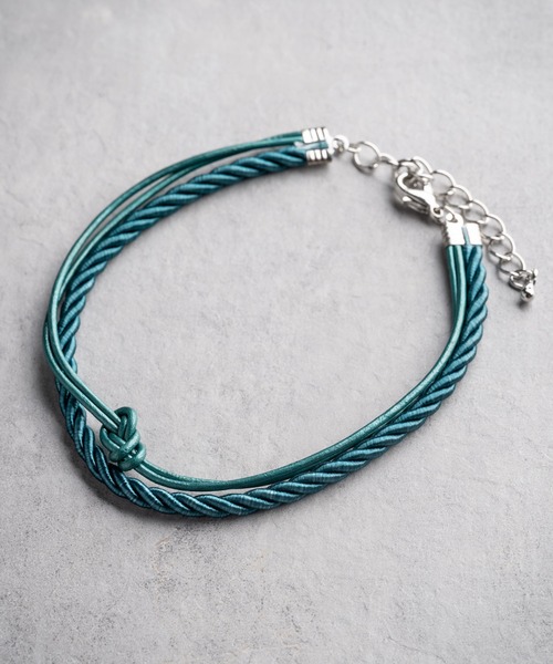 Rocky Monroe（ロッキーモンロー）の「合皮2重アンクレット（アンクレット・メンズ・ブラウン/グリーン/ホワイト/ブラック/ブルー/グレー・FREE）」の20枚目の写真