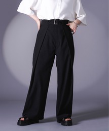 Ellno Loset | ベルトタックパンツ/セットアップ対応(その他パンツ)