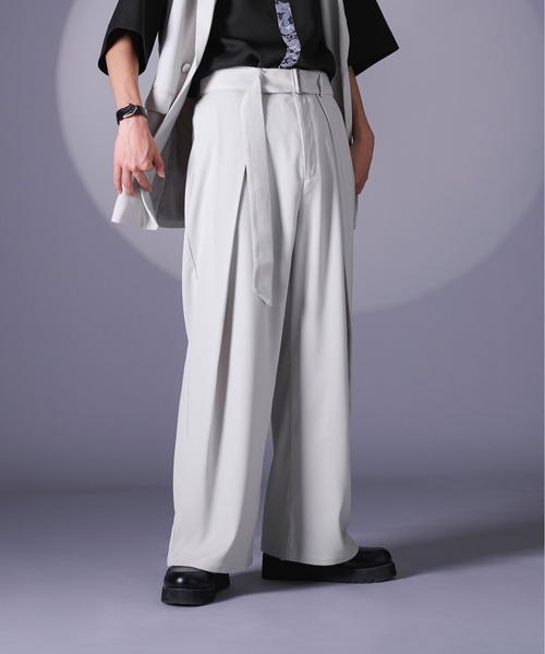 ベルトタックパンツ/セットアップ対応（その他パンツ）｜Ellno Loset