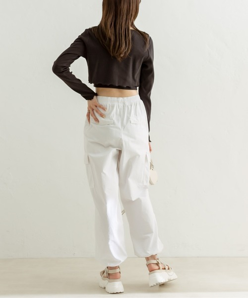 OLIVE des OLIVE（オリーブデオリーブ）の「キャミ×ボレロセット　1031060300（アンサンブル・レディース・ラベンダー/オフホワイト/ブラック・FREE）」の18枚目の写真