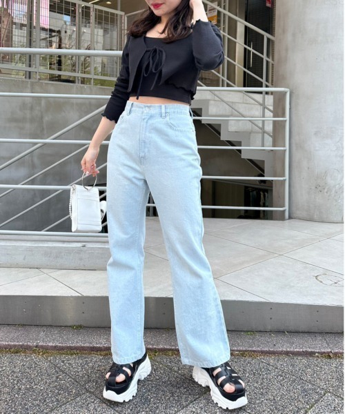 OLIVE des OLIVE（オリーブデオリーブ）の「キャミ×ボレロセット　1031060300（アンサンブル・レディース・ラベンダー/オフホワイト/ブラック・FREE）」の15枚目の写真