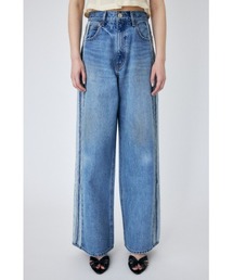 MOUSSY | SIDE PANEL STRAIGHT(デニムパンツ)