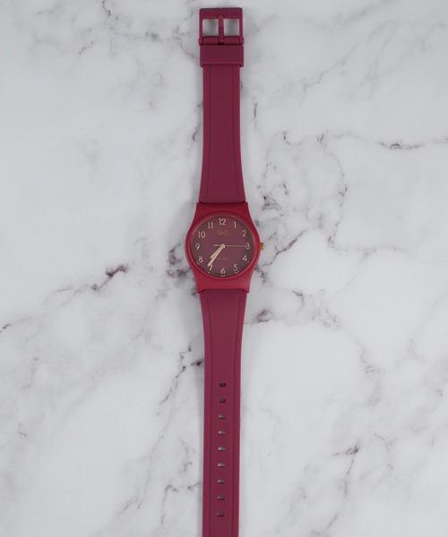 Q&Q（キューアンドキュー）の「《Q＆Q》シンプル　アナログウォッチ（アナログ腕時計・メンズ・ネイビー/ホワイト/ブラック/ワインレッド/ホワイト系その他/ブルー・FREE）」の6枚目の写真