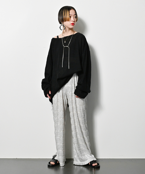 CITYSHOP(シティーショップ)の「Li/Co BIO WASH PULLOVER2:シャツ(シャツ/ブラウス・レディース・ブラック/サックスブルー/ホワイト・FREE)」の4枚目の写真