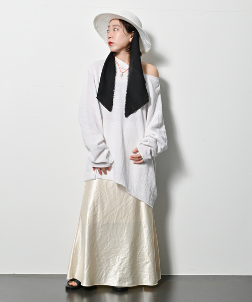 CITYSHOP(シティーショップ)の「Li/Co BIO WASH PULLOVER2:シャツ(シャツ/ブラウス・レディース・ブラック/サックスブルー/ホワイト・FREE)」の10枚目の写真