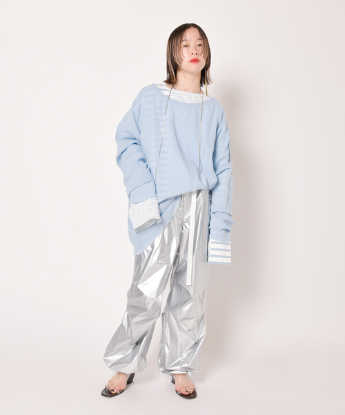 CITYSHOP(シティーショップ)の「Li/Co BIO WASH PULLOVER2:シャツ(シャツ/ブラウス・レディース・ブラック/サックスブルー/ホワイト・FREE)」の22枚目の写真