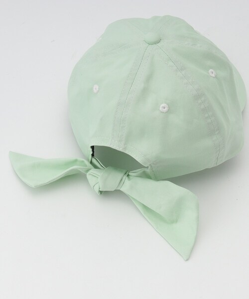 THE SHOP TK （ザ ショップ ティーケー ）の「◆ガールズバックリボンCAP（キャップ・キッズ・ベージュ/サックスブルー/ブラック・00）」の13枚目の写真