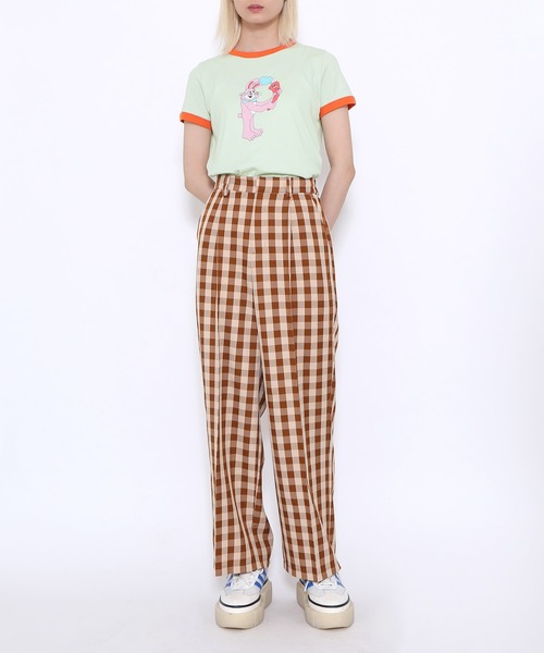 PUNYUS（プニュズ）の「Rabbit Tシャツ（Tシャツ/カットソー・レディース・グリーン/イエロー/ホワイト・2/3/1/4）」の10枚目の写真