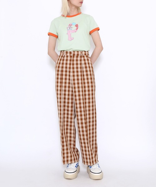 PUNYUS（プニュズ）の「Rabbit Tシャツ（Tシャツ/カットソー・レディース・グリーン/イエロー/ホワイト・2/3/1/4）」の11枚目の写真