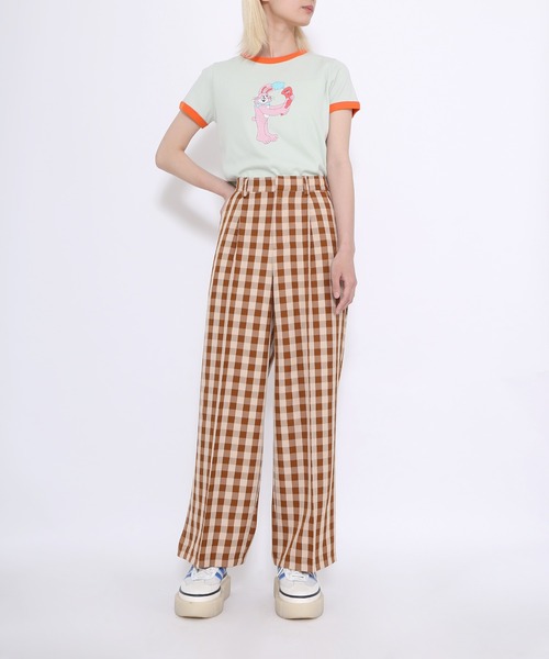 PUNYUS（プニュズ）の「Rabbit Tシャツ（Tシャツ/カットソー・レディース・グリーン/イエロー/ホワイト・2/3/1/4）」の14枚目の写真