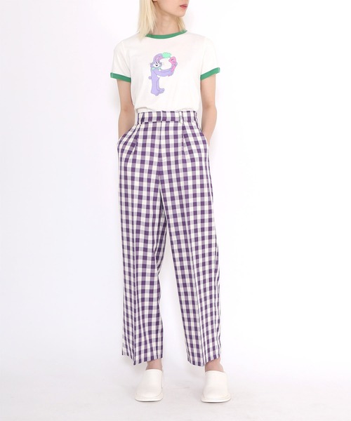 PUNYUS（プニュズ）の「Rabbit Tシャツ（Tシャツ/カットソー・レディース・グリーン/イエロー/ホワイト・2/3/1/4）」の22枚目の写真