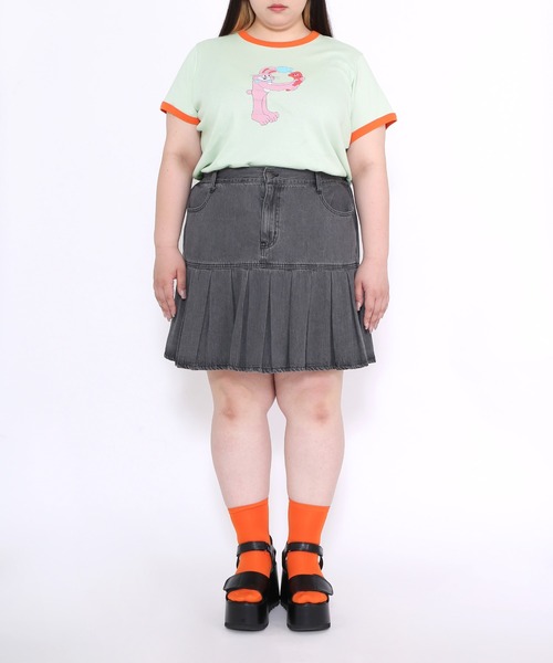 PUNYUS（プニュズ）の「Rabbit Tシャツ（Tシャツ/カットソー・レディース・グリーン/イエロー/ホワイト・2/3/1/4）」の16枚目の写真