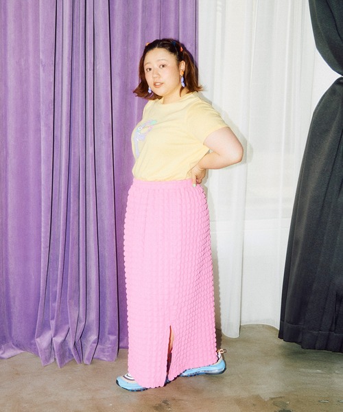 PUNYUS（プニュズ）の「Rabbit Tシャツ（Tシャツ/カットソー・レディース・グリーン/イエロー/ホワイト・2/3/1/4）」の6枚目の写真