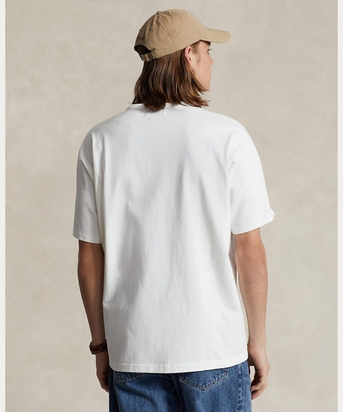POLO RALPH LAUREN（ポロ ラルフ ローレン）の「ビッグ フィット ジャージー ポケット Tシャツ（Tシャツ/カットソー・メンズ・ホワイト・S/M/L/XL/XS/XXL）」の6枚目の写真