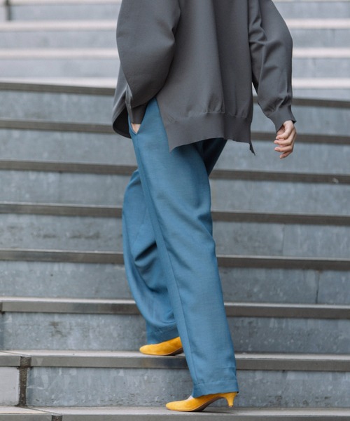 Munich（ミューニック）の「ビスコースウールツイルイージーパンツ（その他パンツ・レディース・ブラック/ブルーグレー/マスタード・S/M/XS）」の11枚目の写真