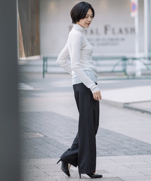 Munich（ミューニック）の「ビスコースウールツイルイージーパンツ（その他パンツ・レディース・ブラック/ブルーグレー/マスタード・S/M/XS）」の18枚目の写真