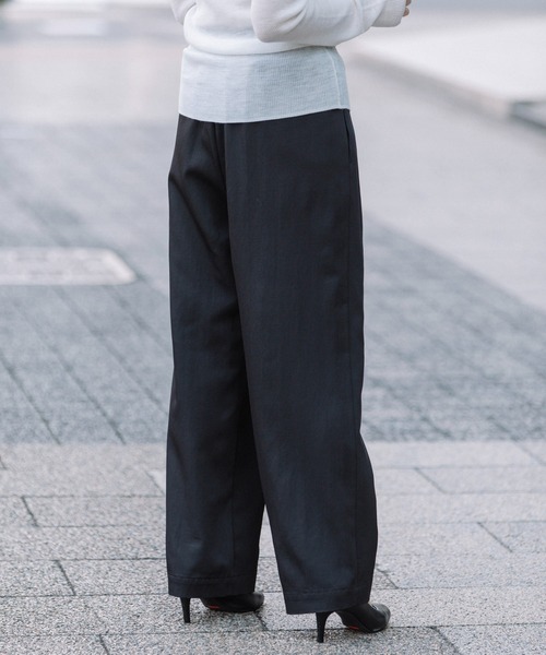 Munich（ミューニック）の「ビスコースウールツイルイージーパンツ（その他パンツ・レディース・ブラック/ブルーグレー/マスタード・S/M/XS）」の13枚目の写真