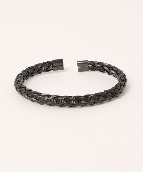 Coo+i（クーイ）の「編み込みデザインバングル（バングル/リストバンド・レディース・ブラック/シルバー/ゴールド・FREE）」の12枚目の写真