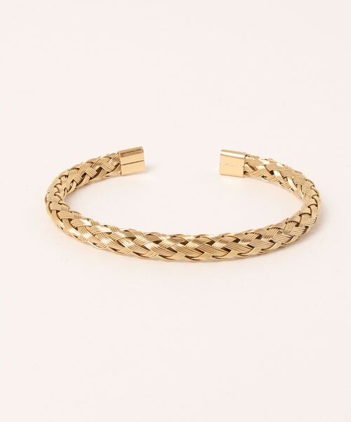 Coo+i（クーイ）の「編み込みデザインバングル（バングル/リストバンド・レディース・ブラック/シルバー/ゴールド・FREE）」の13枚目の写真