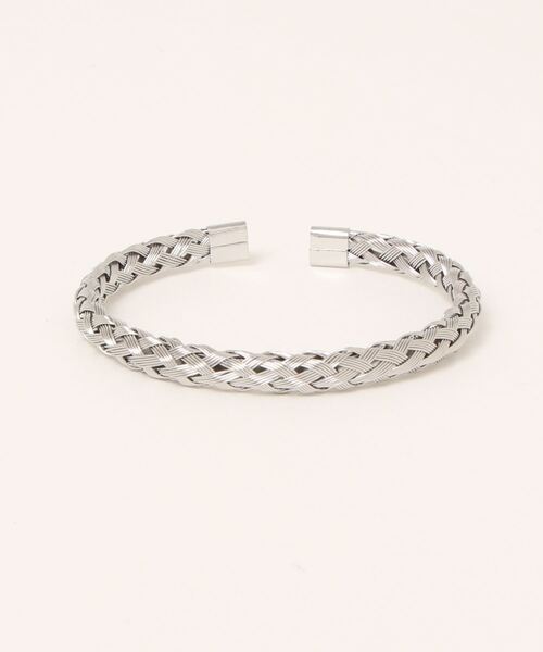Coo+i（クーイ）の「編み込みデザインバングル（バングル/リストバンド・レディース・ブラック/シルバー/ゴールド・FREE）」の14枚目の写真