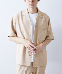 417 EDIFICE | 【WOOLINO / ウーリーノ】 オープンカラーシャツ(シャツ/ブラウス)