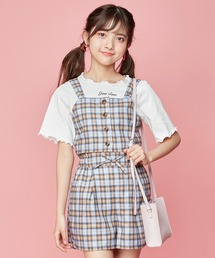 JENNI love（ジェニィラブ）の「【3点セット】ビスチェ＋リブT＋キュロットセット（その他トップス・キッズ）」