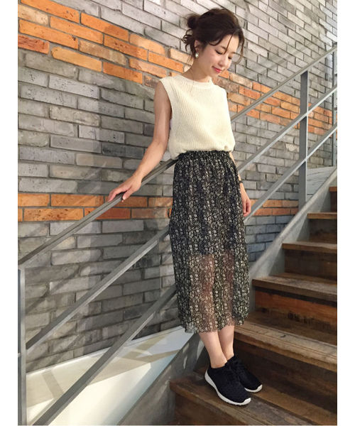 Kastane（カスタネ）の「【Kastane】リネンニットベスト・Tシャツセット（ニット/セーター・レディース・アイボリー/キャメル/ライトグレー・FREE）」の15枚目の写真