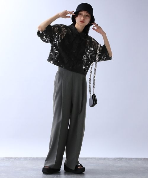 JEANASIS（ジーナシス）の「ウールベルハット/906415（ハット・レディース・ブラック/グレー/カーキ・FREE）」の10枚目の写真