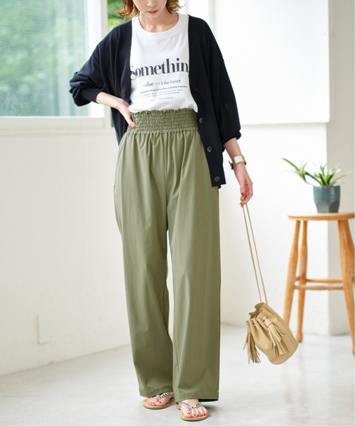 JOURNAL STANDARD(ジャーナルスタンダード)の「《追加4》ナイロンストレッチワイドパンツ(その他パンツ・レディース・カーキ/ラベンダー/ブラック/ベージュ・36/34/40/38)」の14枚目の写真