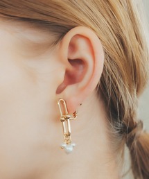 YECCA VECCA | デザインチェーンイヤリング(イヤリング)