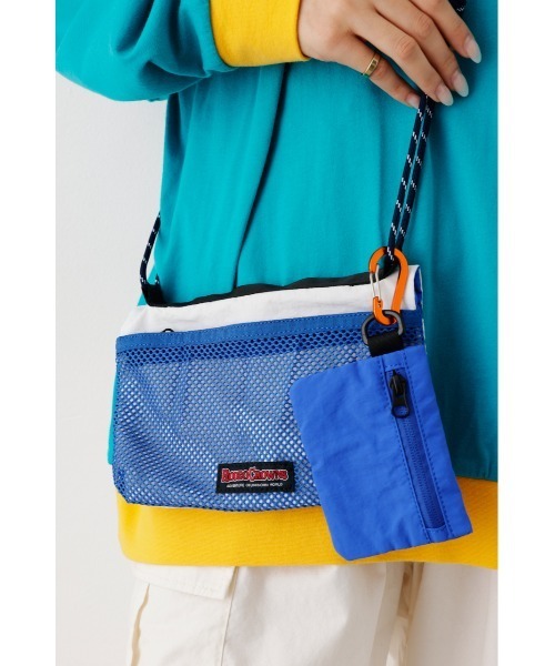 RODEO CROWNS WIDE BOWL（ロデオクラウンズワイドボウル）の「NYLON COLOR MULTI サコッシュ（ボディバッグ/ウエストポーチ・レディース・ブラック/ホワイト/オレンジ・FREE）」の9枚目の写真