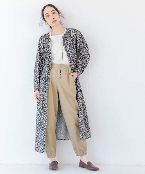 studio CLIP（スタディオクリップ）の「シングルガーゼWフロントワンピース[プチ・プラスサイズあり]（ワンピース・レディース・その他1/インディゴブルー/その他2/ブラック・FREE/ﾌﾘｰ(L)/PF）」の15枚目の写真