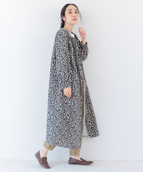 studio CLIP（スタディオクリップ）の「シングルガーゼWフロントワンピース[プチ・プラスサイズあり]（ワンピース・レディース・その他1/インディゴブルー/その他2/ブラック・FREE/ﾌﾘｰ(L)/PF）」の16枚目の写真