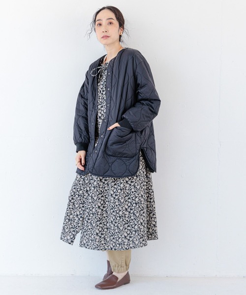 studio CLIP（スタディオクリップ）の「シングルガーゼWフロントワンピース[プチ・プラスサイズあり]（ワンピース・レディース・その他1/インディゴブルー/その他2/ブラック・FREE/ﾌﾘｰ(L)/PF）」の19枚目の写真