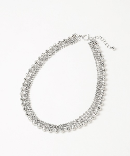 PAGEBOY(ページボーイ)の「4レンボールネックレス(ネックレス・レディース・シルバー・FREE)」の6枚目の写真