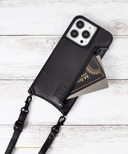 NANO universe（ナノユニバース）の「iPhone15 iPhone15Pro ナノユニバース [ストラップ＆ポケット]（スマホケース/カバー・レディース・ブラック/ブラウン/グレー/ベージュ・iPhone 15/iPhone 15 Pro）」の19枚目の写真