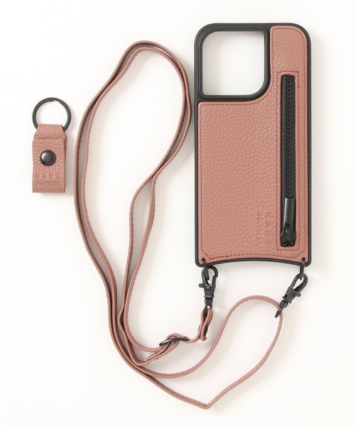 NANO universe（ナノユニバース）の「iPhone15 iPhone15Pro ナノユニバース [ストラップ＆ポケット]（スマホケース/カバー・レディース・ブラック/ブラウン/グレー/ベージュ・iPhone 15/iPhone 15 Pro）」の5枚目の写真
