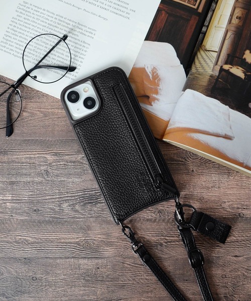 NANO universe（ナノユニバース）の「iPhone15 iPhone15Pro ナノユニバース [ストラップ＆ポケット]（スマホケース/カバー・レディース・ブラック/ブラウン/グレー/ベージュ・iPhone 15/iPhone 15 Pro）」の20枚目の写真