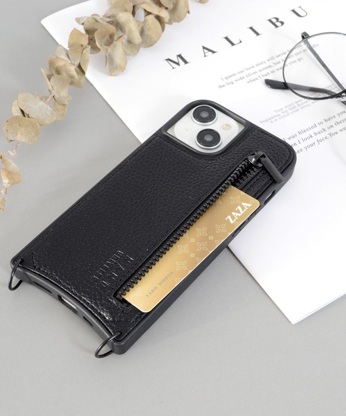 NANO universe（ナノユニバース）の「iPhone15 iPhone15Pro ナノユニバース [ストラップ＆ポケット]（スマホケース/カバー・レディース・ブラック/ブラウン/グレー/ベージュ・iPhone 15/iPhone 15 Pro）」の21枚目の写真