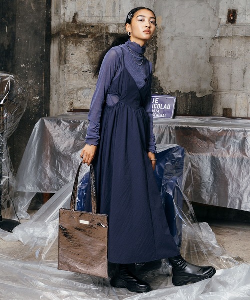 ELLEgirl(エルガール)の「メタリックトート【ELLEgirl/エル ガール】(トートバッグ・レディース・シャンパン/バイオレット/エメラルド・FREE)」の15枚目の写真