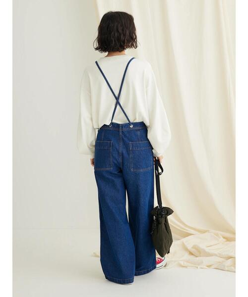 CRAFT STANDARD BOUTIQUE（クラフトスタンダードブティック）の「袖ボリュームニットプルオーバー（ニット/セーター・レディース・ネイビー/グリーン/アイボリー・FREE）」の14枚目の写真