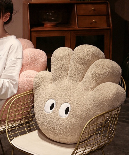 aimoha(アイモハ)の「aimoha home手形癒しクッション(クッション/クッションカバー・レディース・ピンク/オレンジ/グリーン/ホワイト/ブラウン・FREE)」の11枚目の写真