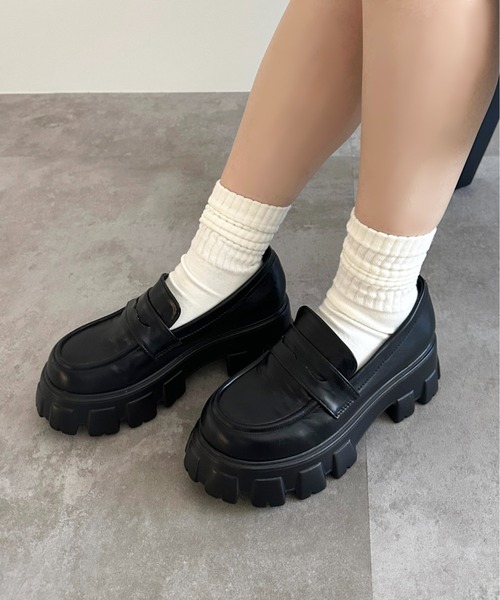 apres jour mignon(アプレジュールミニョン)の「厚底ローファー【ZOZOTOWN限定アイテム】(ローファー・レディース・ブラウン系その他/ブラック・MEDIUM/SMALL/LARGE)」の13枚目の写真