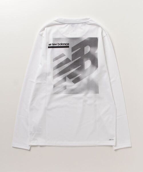 NEW BALANCE（ニューバランス）の「ニューバランス New Balance ロングスリーブポリTシャツ_（Tシャツ/カットソー・メンズ・ネイビー/ブラック/ホワイト・L/M/3L/S/LL）」の4枚目の写真