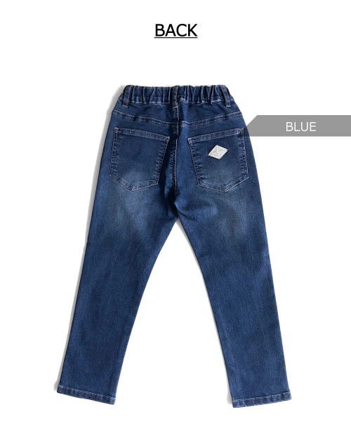 L.COPECK（エルコペック）の「ハイストレッチデニムパンツ（デニムパンツ・キッズ・ネイビー/ブルー/ブルー系・140cm/100cm/110cm/120cm/130cm/90cm）」の11枚目の写真